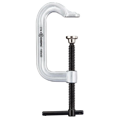 TRADEMASTER HEAVY DUTY ''C'' CLAMP 75MM X 50MM 1300KGP